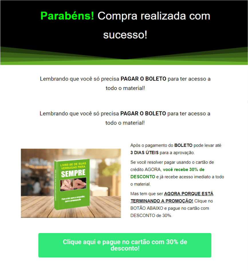 PÁGINA DE OBRIGADO BOLETO PÁGINA DE OBRIGADO BOLETO